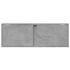 Kép 6/11 - Betonszürke falra szerelhető TV-szekrény LED-del 100x31x35 cm
