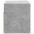 Kép 7/11 - Betonszürke falra szerelhető TV-szekrény LED-del 100x31x35 cm