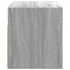 Kép 7/11 - Szürke sonoma színű fali TV-szekrény LED-ekkel 100 x 31 x 35 cm