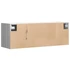 Kép 8/11 - Szürke sonoma színű fali TV-szekrény LED-ekkel 100 x 31 x 35 cm