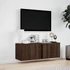 Kép 4/11 - Barna tölgyszínű fali TV-szekrény LED-del 100x31x35 cm
