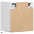 Kép 8/11 - Fehér falra szerelhető TV-szekrény LED-lámpákkal 41x31x45 cm