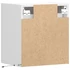 Kép 8/11 - 2 db fehér falra szerelhető TV-szekrény LED-del 41 x 31 x 45 cm