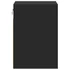 Kép 7/11 - 2 db fekete fali TV-szekrény LED-világítással 41x31x45 cm
