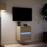 Kép 5/11 - Sonoma tölgy színű fali TV-szekrény LED-ekkel 41x31x45 cm
