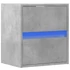 Kép 3/11 - Betonszürke falra szerelhető TV-szekrény LED-del 41x31x45 cm