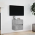 Kép 4/11 - Betonszürke falra szerelhető TV-szekrény LED-del 41x31x45 cm