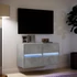 Kép 5/11 - 2 db betonszürke fali TV-szekrény LED-del 41 x 31 x 45 cm