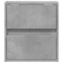 Kép 6/11 - 2 db betonszürke fali TV-szekrény LED-del 41 x 31 x 45 cm
