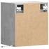 Kép 8/11 - 2 db betonszürke fali TV-szekrény LED-del 41 x 31 x 45 cm