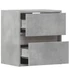 Kép 9/11 - 2 db betonszürke fali TV-szekrény LED-del 41 x 31 x 45 cm