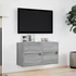 Kép 4/11 - 2 db szürke sonoma fali TV-szekrény LED-ekkel 41 x 31 x 45 cm