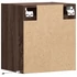 Kép 8/11 - 2 db barna tölgyszínű fali TV-szekrény LED-del 41 x 31 x 45 cm
