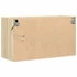 Kép 8/11 - Sonoma tölgy színű fali TV-szekrény LED-ekkel 80x31x45 cm