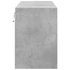 Kép 7/11 - Betonszürke falra szerelhető TV-szekrény LED-del 80x31x45 cm