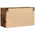 Kép 8/11 - Füstös tölgy színű fali TV-szekrény LED-ekkel 80x31x45 cm