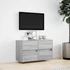 Kép 4/11 - Szürke sonoma színű fali TV-szekrény LED-del 80 x 31 x 45 cm