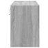 Kép 7/11 - Szürke sonoma színű fali TV-szekrény LED-del 80 x 31 x 45 cm
