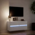 Kép 5/11 - Fehér falra szerelhető TV-szekrény LED-lámpákkal 100x31x45 cm