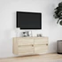 Kép 4/11 - Sonoma tölgy színű fali TV-szekrény LED-ekkel 100x31x45 cm