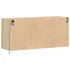 Kép 8/11 - Sonoma tölgy színű fali TV-szekrény LED-ekkel 100x31x45 cm