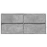 Kép 6/11 - Betonszürke falra szerelhető TV-szekrény LED-del 100x31x45 cm