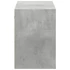 Kép 7/11 - Betonszürke falra szerelhető TV-szekrény LED-del 100x31x45 cm