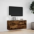 Kép 4/11 - Füstös tölgy színű fali TV-szekrény LED-ekkel 100x31x45 cm