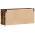 Kép 8/11 - Füstös tölgy színű fali TV-szekrény LED-ekkel 100x31x45 cm