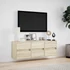 Kép 4/11 - Sonoma tölgy színű fali TV-szekrény LED-ekkel 130x31x45 cm