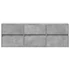 Kép 6/11 - Betonszürke falra szerelhető TV-szekrény LED-del 130x31x45 cm