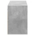 Kép 7/11 - Betonszürke falra szerelhető TV-szekrény LED-del 130x31x45 cm
