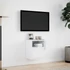 Kép 4/11 - Fehér falra szerelhető TV-szekrény LED-lámpákkal 41x31x45 cm