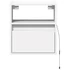 Kép 6/11 - 2 db fehér falra szerelhető TV-szekrény LED-del 41 x 31 x 45 cm
