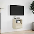 Kép 4/11 - Sonoma tölgy színű fali TV-szekrény LED-ekkel 41x31x45 cm