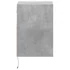 Kép 7/11 - Betonszürke falra szerelhető TV-szekrény LED-del 41x31x45 cm