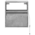 Kép 6/11 - 2 db betonszürke fali TV-szekrény LED-del 41 x 31 x 45 cm