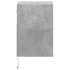 Kép 7/11 - 2 db betonszürke fali TV-szekrény LED-del 41 x 31 x 45 cm