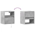 Kép 10/11 - 2 db betonszürke fali TV-szekrény LED-del 41 x 31 x 45 cm