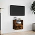 Kép 4/11 - Füstös tölgy színű fali TV-szekrény LED-ekkel 41x31x45 cm