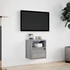 Kép 4/11 - Szürke sonoma színű fali TV-szekrény LED-del 41 x 31 x 45 cm