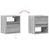 Kép 10/11 - 2 db szürke sonoma fali TV-szekrény LED-ekkel 41 x 31 x 45 cm