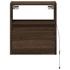 Kép 6/11 - 2 db barna tölgyszínű fali TV-szekrény LED-del 41 x 31 x 45 cm