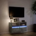 Kép 5/11 - Betonszürke falra szerelhető TV-szekrény LED-del 80x31x45 cm