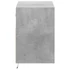 Kép 7/11 - Betonszürke falra szerelhető TV-szekrény LED-del 80x31x45 cm