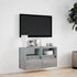 Kép 4/11 - Szürke sonoma színű fali TV-szekrény LED-del 80 x 31 x 45 cm
