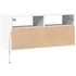 Kép 8/11 - Fehér falra szerelhető TV-szekrény LED-lámpákkal 100x31x45 cm