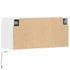 Kép 8/11 - Fehér falra szerelhető TV-szekrény LED-lámpákkal 80x31x35 cm