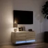 Kép 5/11 - Sonoma tölgy színű fali TV-szekrény LED-ekkel 80x31x35 cm