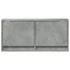 Kép 6/11 - Betonszürke falra szerelhető TV-szekrény LED-del 80x31x35 cm